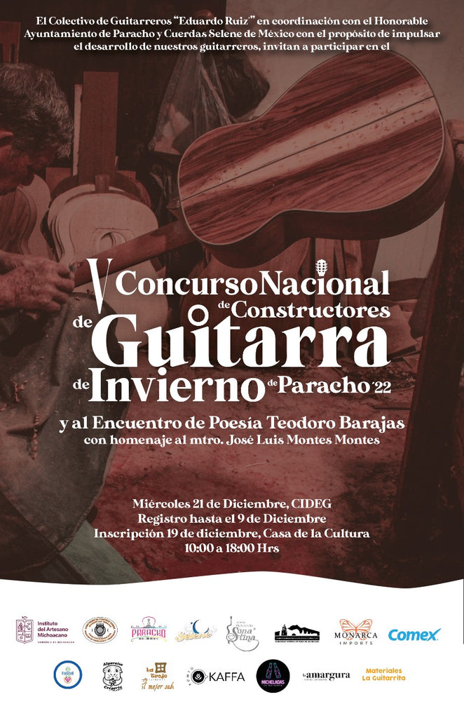 V Concurso Nacional de Constructores de Guitarra de Invierno Paracho 2022