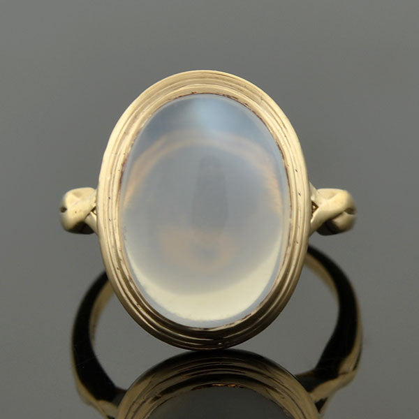 Art Nouveau 10kt Moonstone Cabochon Ring – A. Brandt + Son