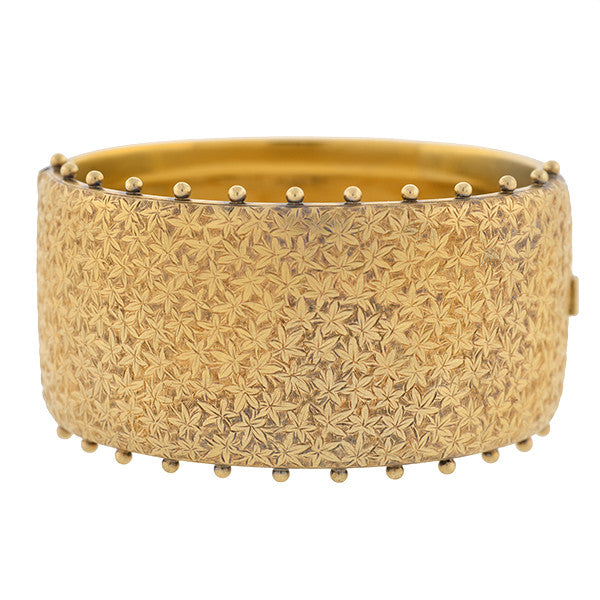 Son Gold – Bracelet Ball Brandt 23.4dwt Large + A. Vintage Yellow 14kt
