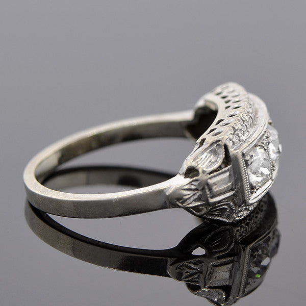Edwardian 14kt 3-Stone Diamond Ring 0.60ctw – A. Brandt + Son