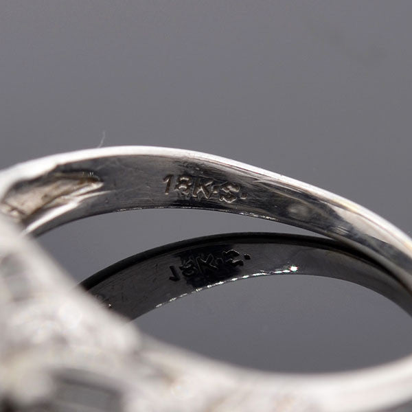 Art Deco 18kt Diamond Engagement Ring 0.20ct – A. Brandt + Son