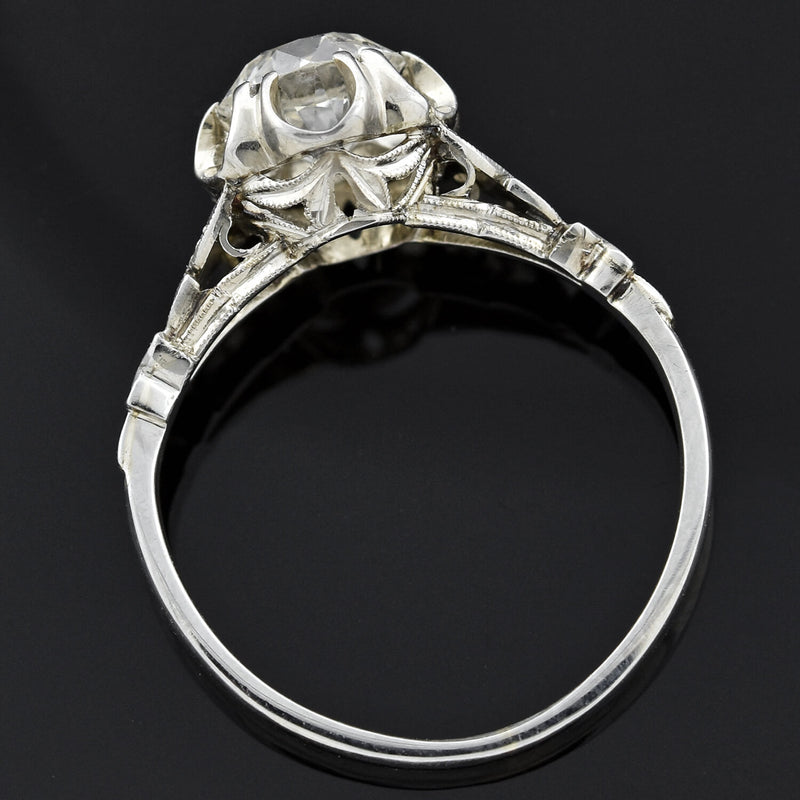 Art Deco 18kt Diamond Engagement Ring 1.10ct – A. Brandt + Son