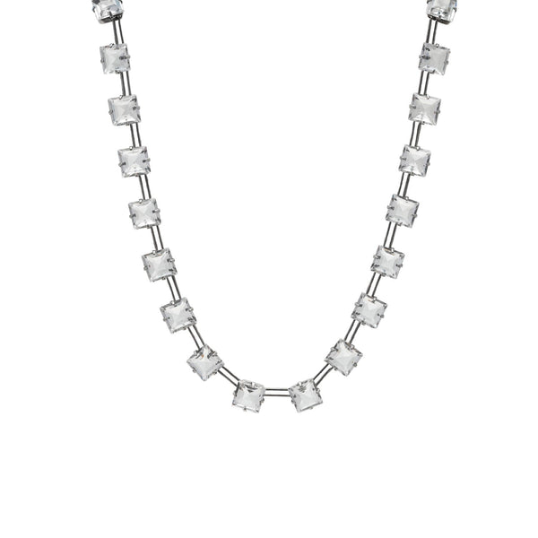 Art Deco 14kt Diamond + Jadeite Jade Bead Necklace 27.25 by A. Brandt + Son