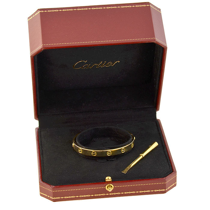 cartier love bracelet in box