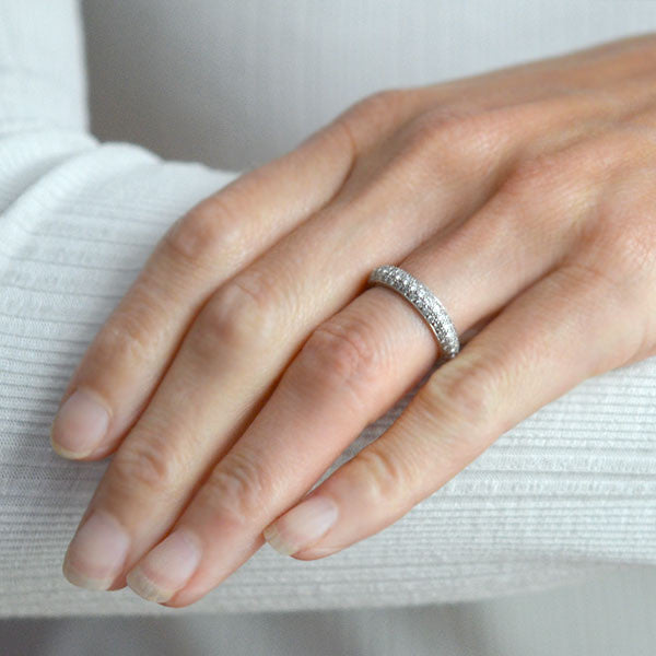 cartier platinum eternity ring