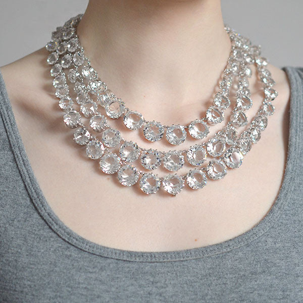 dior crystal necklace
