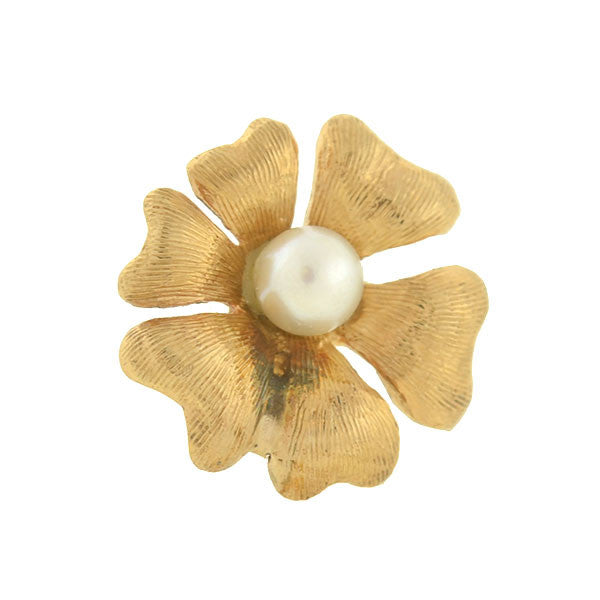 Estate 14kt Pearl Flower Stud Earrings – A. Brandt + Son