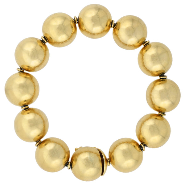 Gold Rosary Bracelet made of 9ct Gold. Free Worldwide Delivery