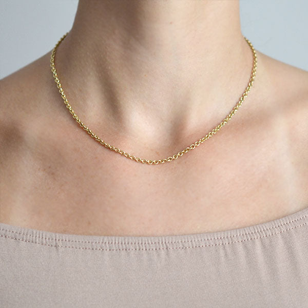 tiffany and co gold chain