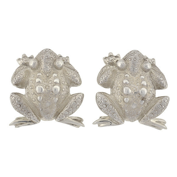 TIFFANY & CO. Estate Sterling Silver Frog Clip Earrings – A. Brandt + Son