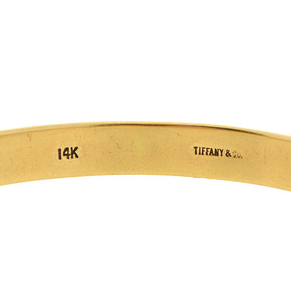 TIFFANY & CO. Estate 14kt Bangle Bracelet – A. Brandt + Son