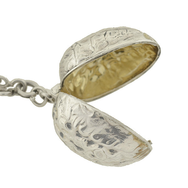 UNGER BROS Art Nouveau Sterling Walnut Locket Necklace – A. Brandt + Son
