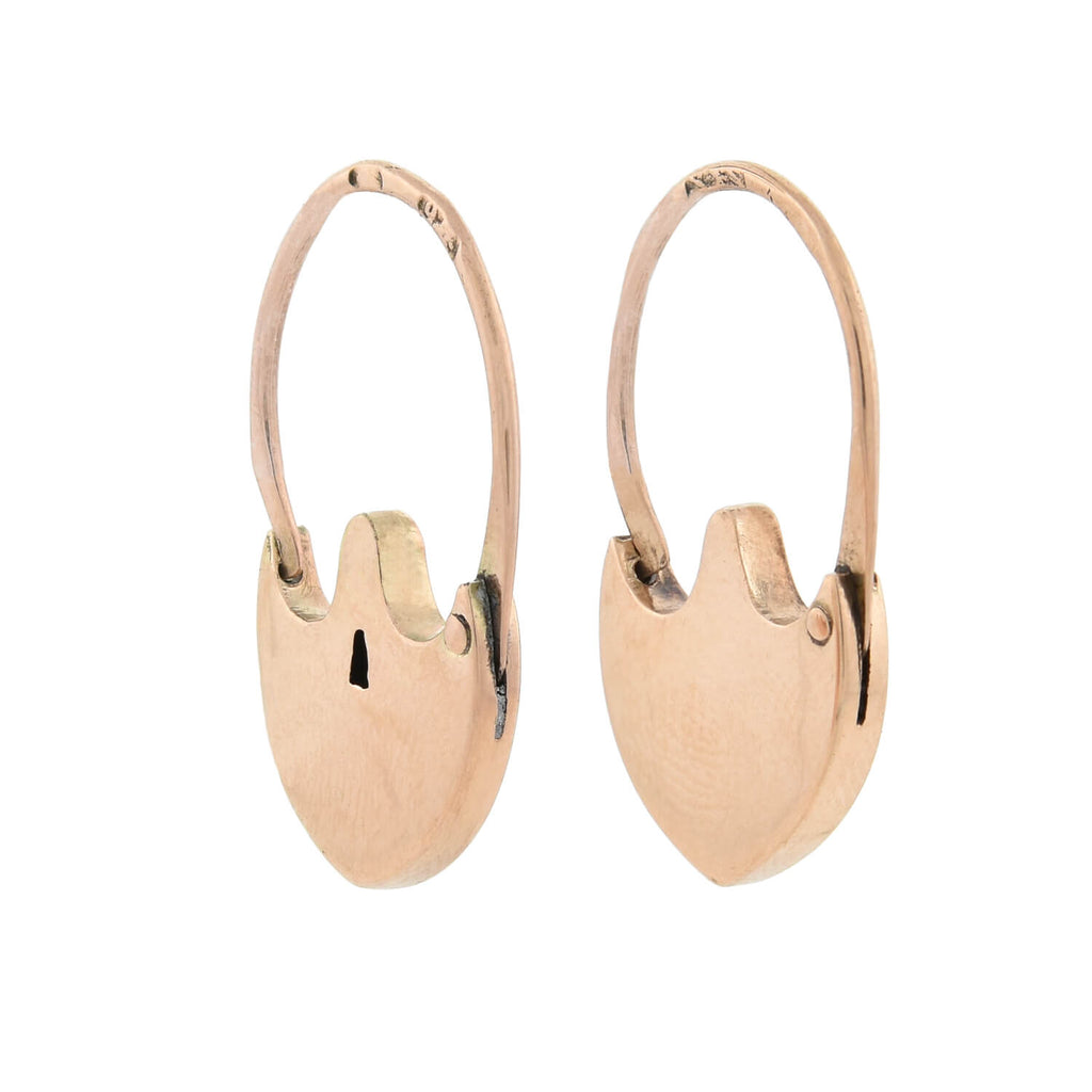 padlock earrings