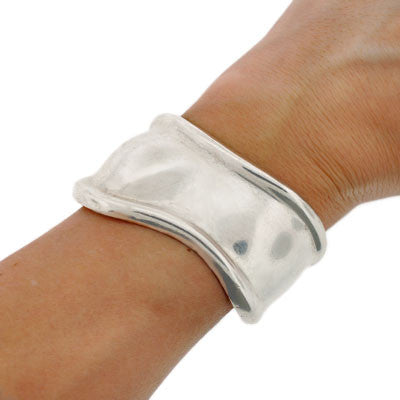 elsa peretti bone cuff silver