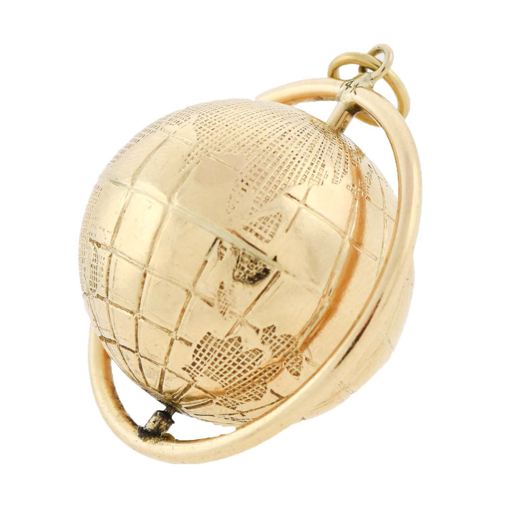 Vintage Large 14kt Spinning Globe Charm/Pendant – A. Brandt + Son