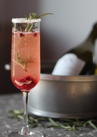 Lingonberry, Rosemary & Silver Swallow Luxury Kombucha Mocktail