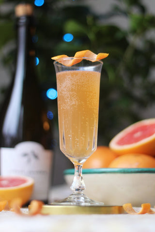 Sparkle & Shine grapefruit & cinnamon non-alcoholic cocktail by Taste & Tipple