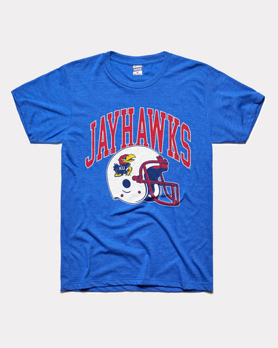 KU Slammin Jammin Jayhawks Royal Blue Vintage T-Shirt