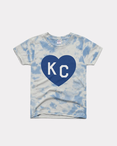 CHARLIE HUSTLE  KC HEART RED TIE DYE T-SHIRT - Westside Storey