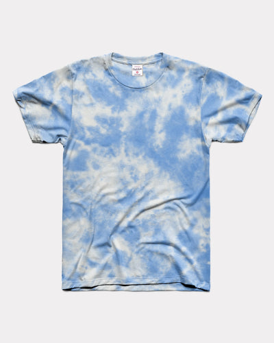 Blue and White Tie Dye Vintage Unisex T-Shirt