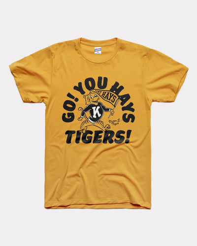 Gold Go! You Fort Hays State Tigers Vintage T-Shirt