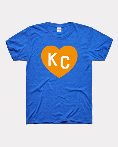 Pvbs31Mom KC Heart Shirt, Blue Heart KC Tee Cute Kansas City Spirit Wear, Kansas City Baseball Top, Blue White KC Heart Shirt, Kansas City Heart Tee