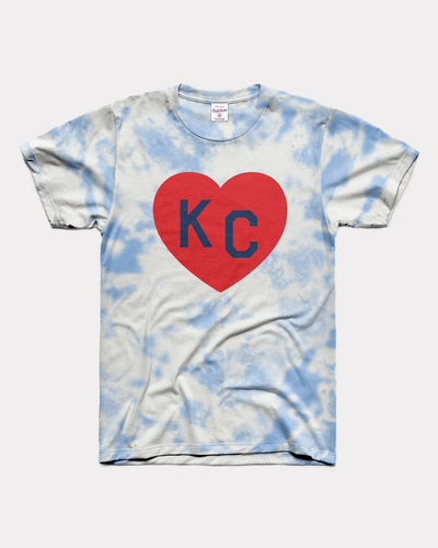 Kansas City Heart Sign Tee (Grey/Red) – Flint & Field