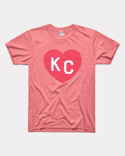 Charlie Hustle KC Heart Tee Rainbow S