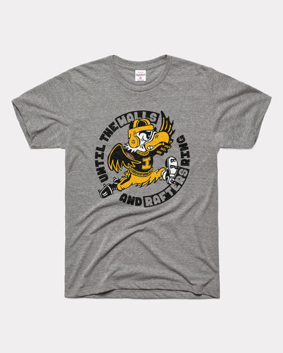 Iowa Hawkeyes Basketball Grey Vintage T-Shirt