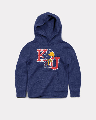 CHARLIE HUSTLE | KIDS JAYHAWKS BLOCK K WARHAWK T-SHIRT