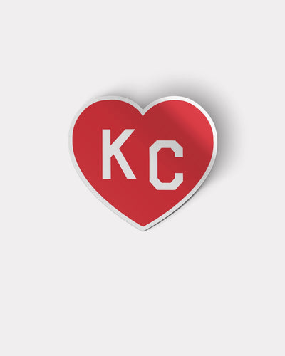 Navy & Red KC Heart Flag | Charlie Hustle