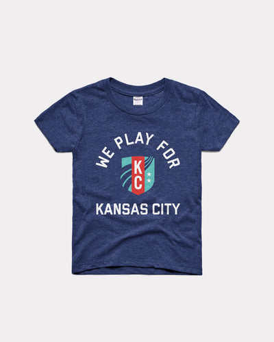 CHARLIE HUSTLE  KANSAS CITY FOOTBALL T-SHIRT - GREY - Westside Storey