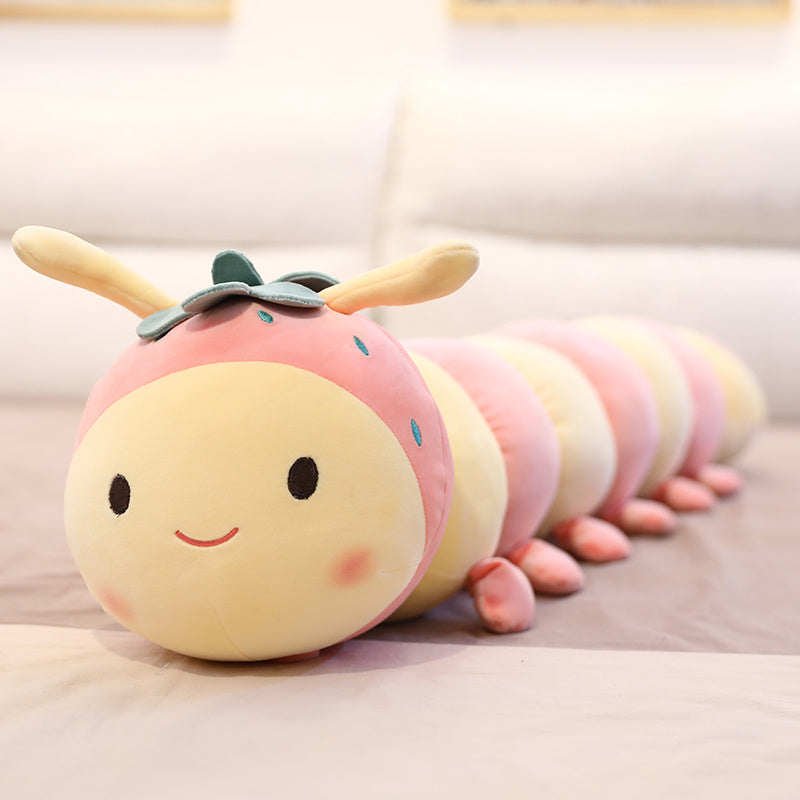 strawberry caterpillar plush