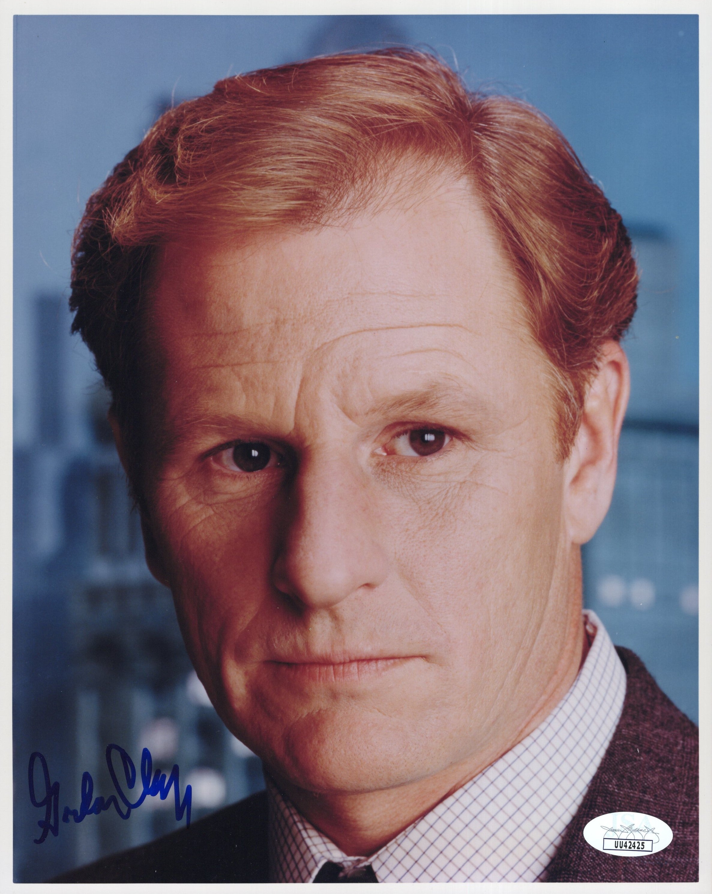 Gordon Clapp Signed Photo 8x10, Gordon Clapp Autograph in NYPD Blue, Headshot in Suit, JSA and PSA Letter Double Certified Authentic UU42425