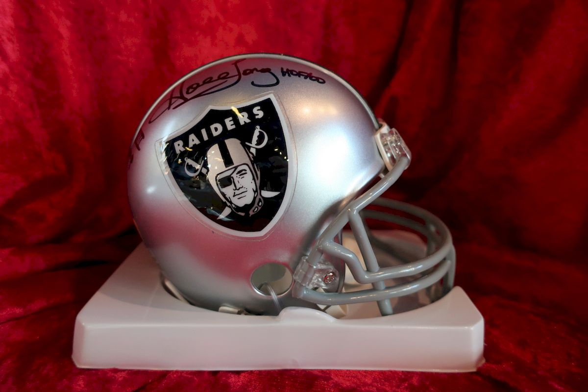 Howie Long Raiders Autographed Certified Authentic Football Mini