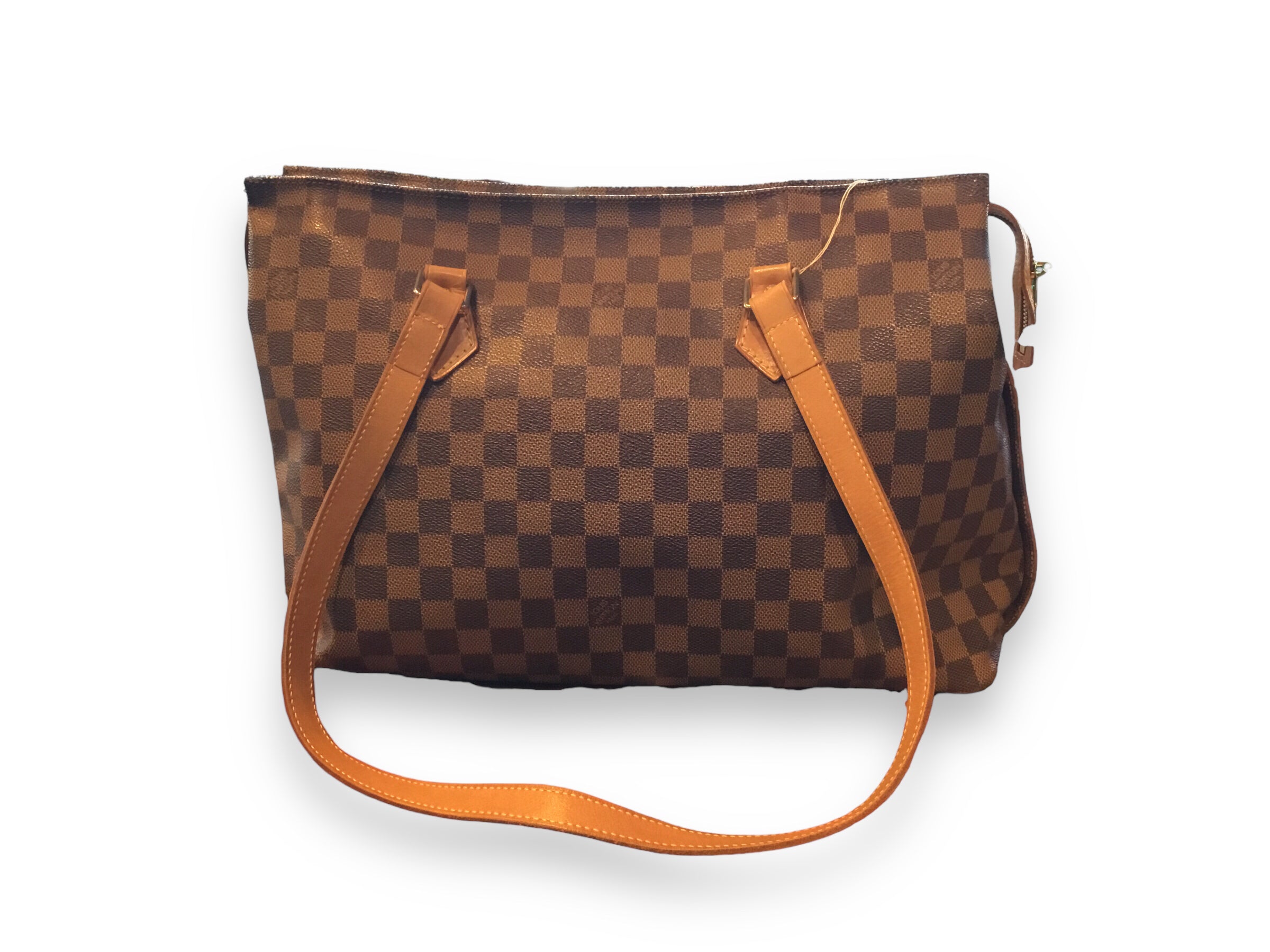 Louis Vuitton Chelsea Centenaire Ebene Damier Canvas Tote Hand Bag