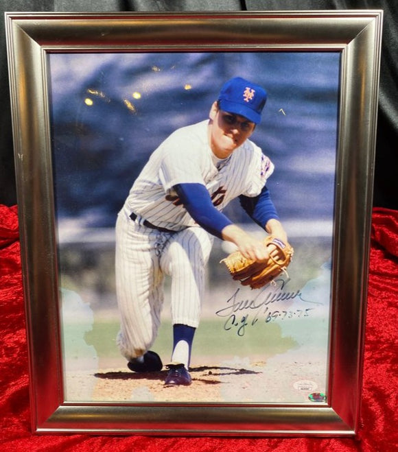 Tom Seaver Carlton Fisk autographed signed inscribed 8x10 photo