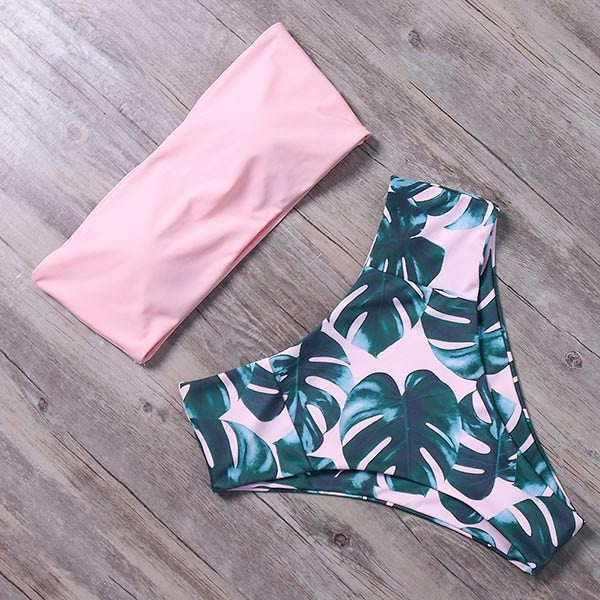 Women Swimsuit High Waist Bikini Set 2020 Bathing Suit Push Up Maillot De Bain Femme Beachwear