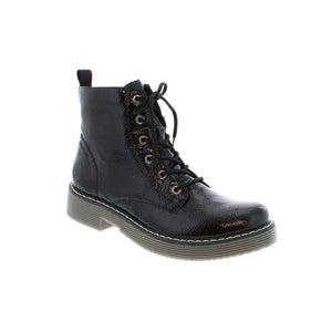 Boots RIEKER L7541-00 noir / Chaussures RIEKER femme à Paris : Hugo Planet