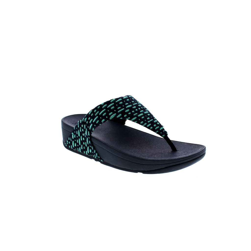 FitFlop Lulu Geo-Webbing | Midnight Navy – Sole City Shoes