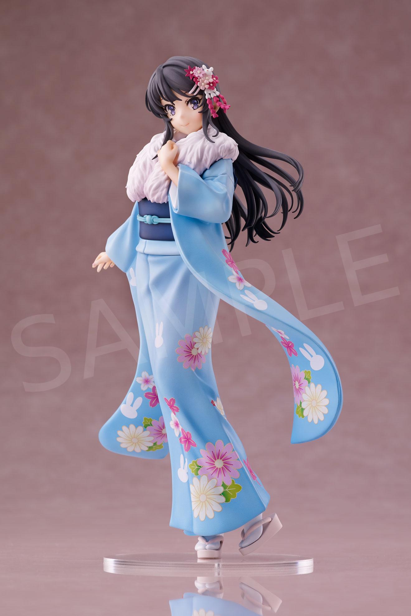 Rascal Does Not Dream of Bunny Girl Senpai Mai Sakurajima Kimono Version 1/7 Scale Figure