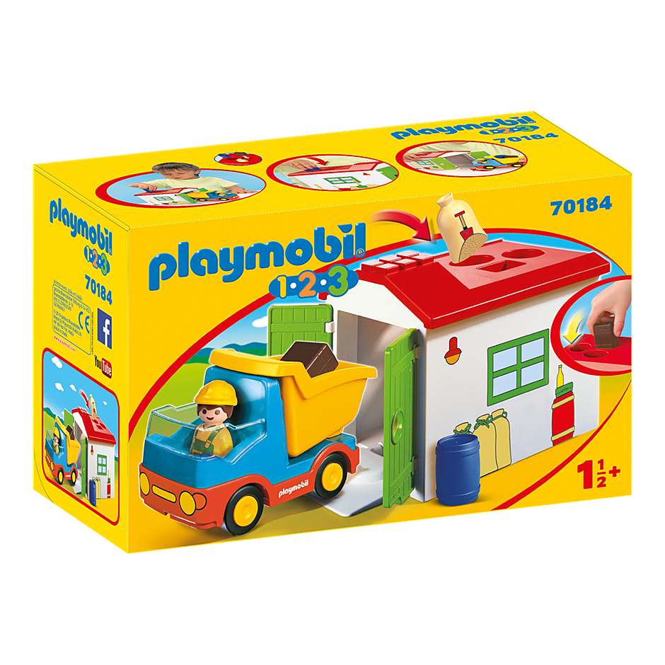 Playmobil 70179 - playmobil 1.2.3 - train avec passagers et