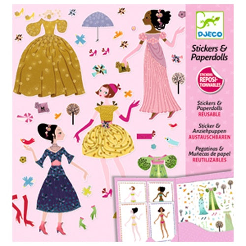 Read Description 1st - eeBoo Paper Doll Game Dress up Girls Lizzy Rockwell  for sale online