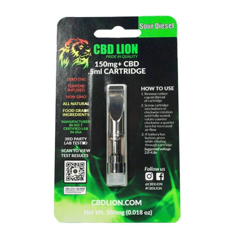 CBD Lion Sour Diesel CBD Cartridge