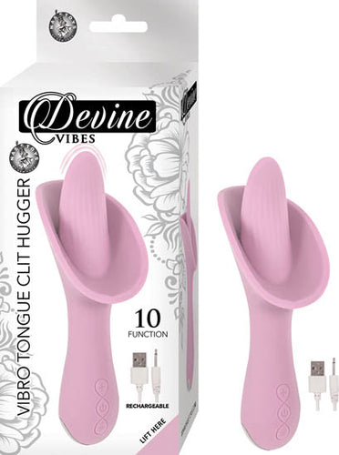 Nasstoys Devine Vibes Vibro Tongue Clit Hugger Pink at $44.99