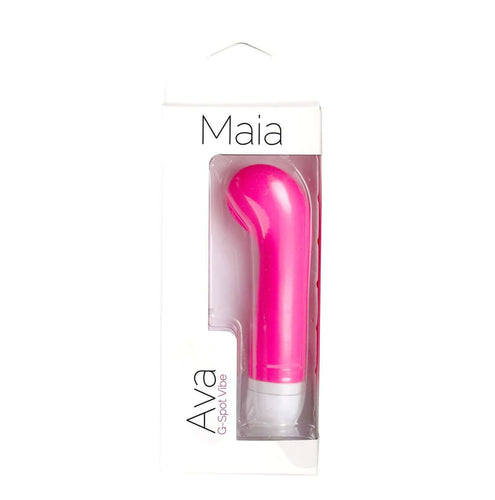 Maia Toys Ava Silicone G-Spot Vibe Neon Pink at $16.99