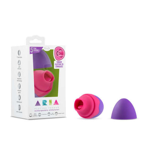 Blush Novelties Aria Flutter Tongue Vibrator Purple from Blush Novelties at $34.99