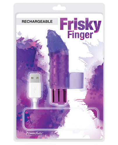 BMS Enterprises Rechargeable Frisky Finger Massager Purple at $19.99