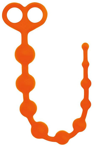 CURVE NOVELTIES Rooster Perfect 10 Orange Anal Beads at $9.99