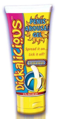 HOTT Products Dickalicious Penis Arousal Gel Banana 2 Oz at $9.99